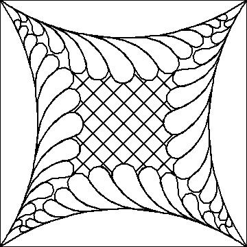 (image for) DWR Feather and CrossHatch 2 Block-L03475*